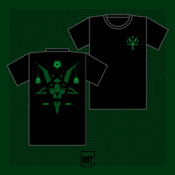 T-SHIRT MĘSKI BLACK/GREEN